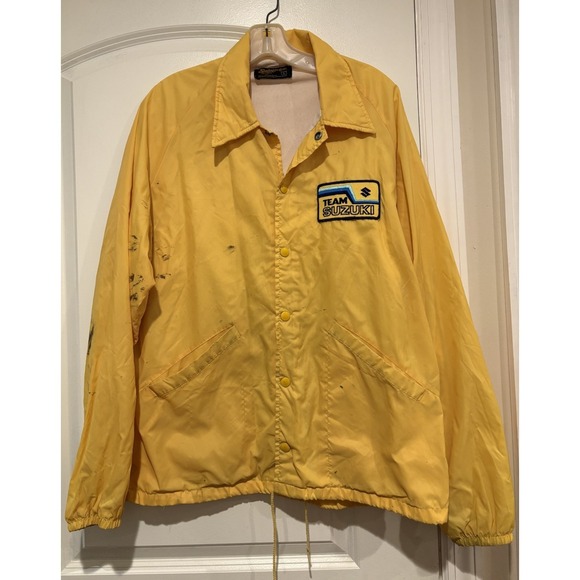 swingster Other - Vintage Team Suzuki Jacket Windbreaker Mens L Yellow 90s Jacket Swingster